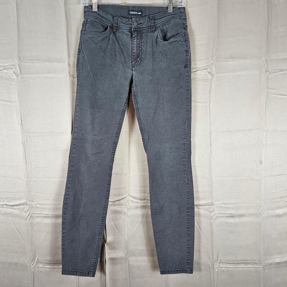 Toad & Co Womens Gray Earthworks 5 Pocket Skinny Pants‎ 4
